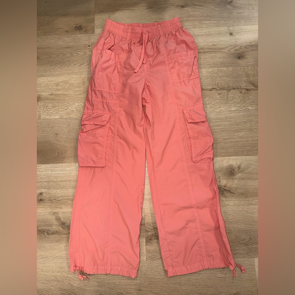 aerie Coral Cargo Track Pants